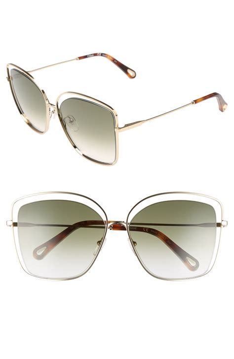 chloe replica sunglasses|chloe 60mm halo frame sunglasses.